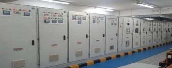 Medium Voltage utilities panel room at Artistic Milliners AM-4